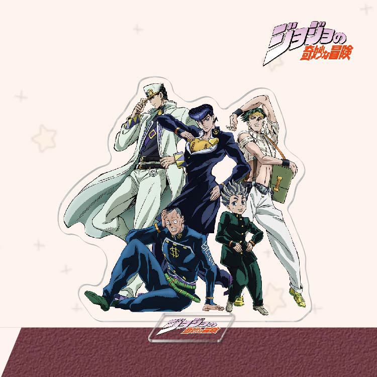 JoJo's Bizarre Adventure Animation Comics Peripheral Toys JOJO Dio Acrylic Stand-Up Sign Anime Action Figure Model Collection