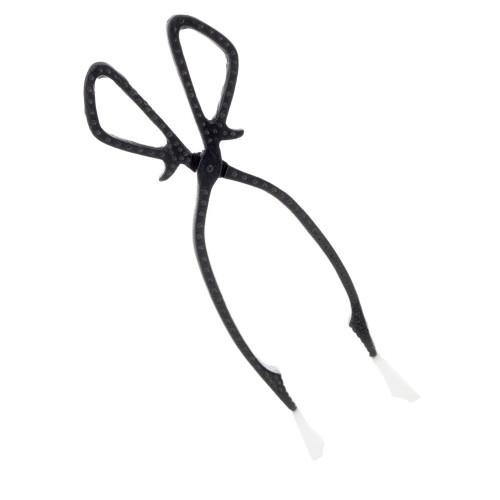 Leecroft Heavy Duty Coal Tongs Black