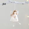 Nordic Style Holiday Decor Christmas Plush Doll Ornament, Xmas Tree Decorative Angel Easy Hanging Ornament Pendant for Tree, Winter Home Party