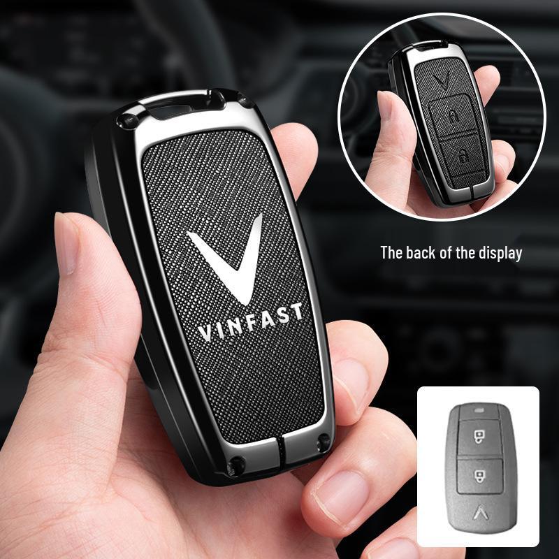 Vinfast Vietnam Car Key Case for Zhonghua V5/VF8 VF3/5/9 - Premium Bag with Buckle for Men