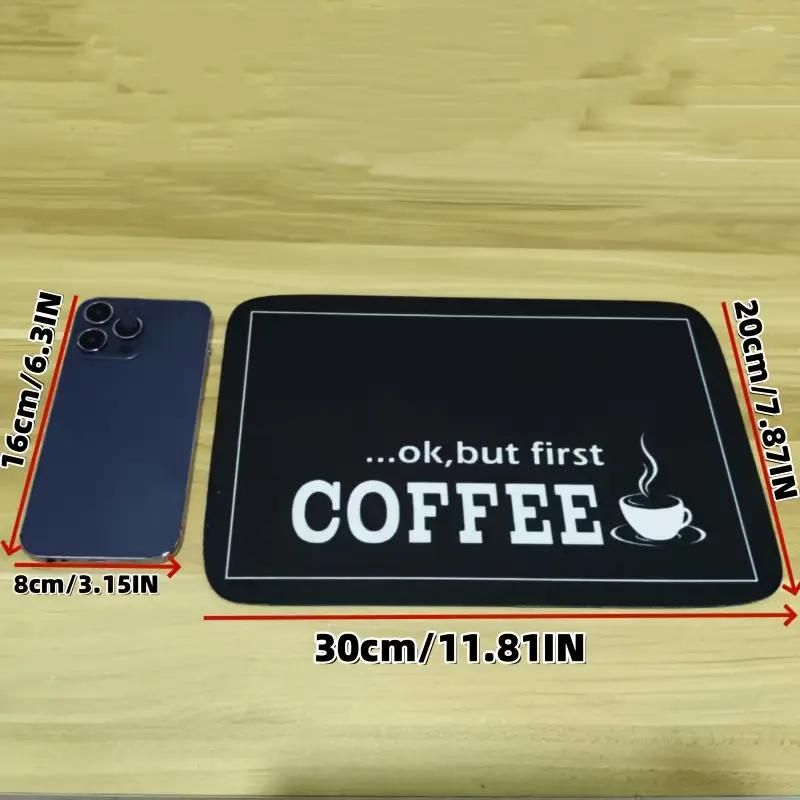 Coffee Machine Absorbent Pad, Kitchen Countertop Drain Pad. Home Decoration, Anti-Slip Bathroom Floor Mats