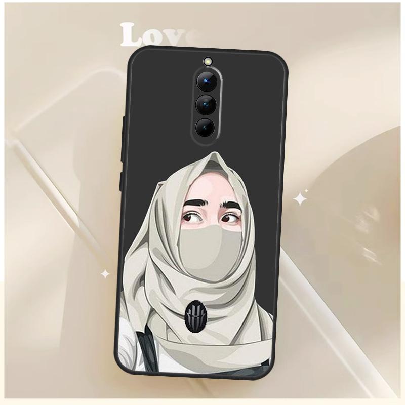 Islamic Hijab Girl Queen Case For ZTE Nubia Red Magic 11 10 10S Pro Plus 8S 9S 8 9 Pro 6S 7S For RedMagic 10 Air Cover