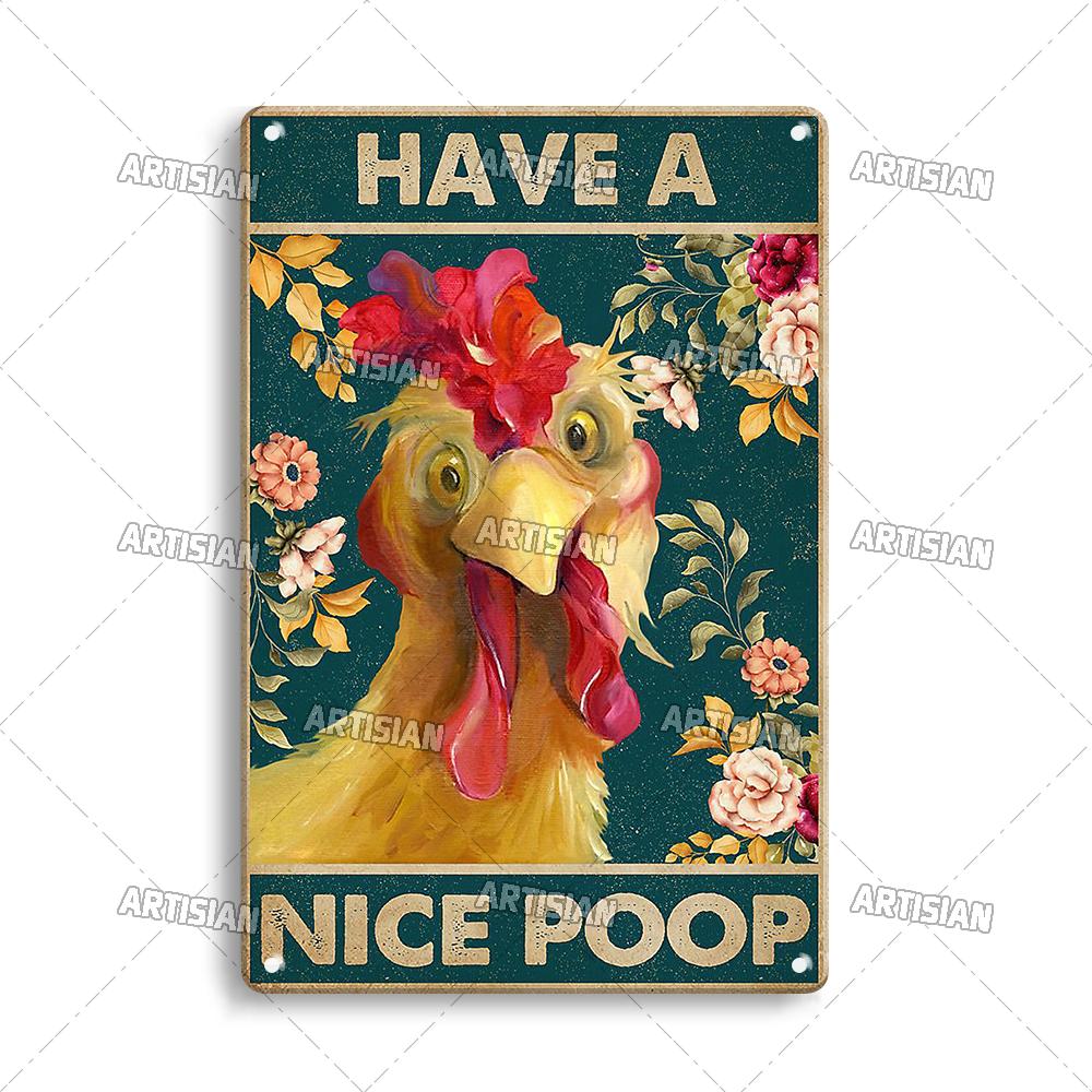 Artisian Toilet Metal Plaque Tin Sign Nice Butt Arse Sweet Cheeks Bathroom Washing Room Decorative Plate Wall Decor Garage Bar