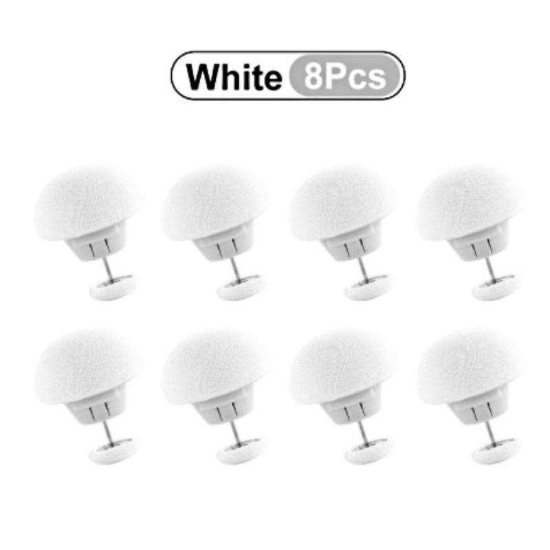 4-20pc Mushroom BedSheet Quilt Clip Anti-Slip Bedding Fasteners Reusable Duvet Cover Blanket Fix Buckle One Button Unlock