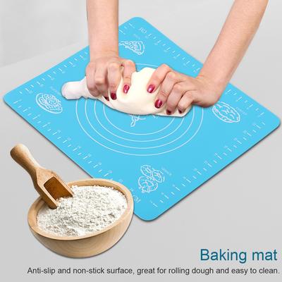 Antislip Bakmat NOn-stick Roldeegmat Antislip Siliconen Bakmat NOn-stick Roldeegmat voor Bakvormbekleding
