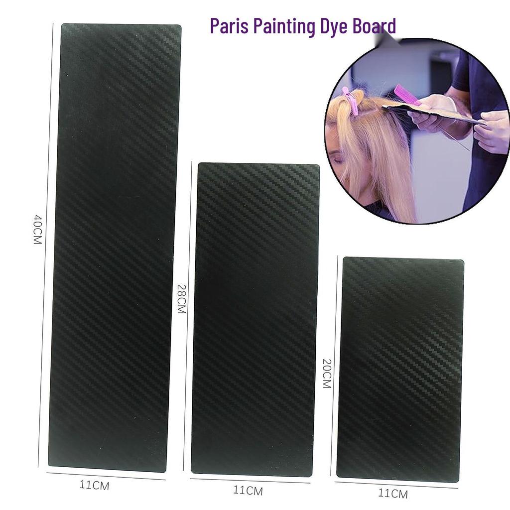 Haarstudio-Färbewerkzeuge mit Karbonfaser-Muster: Paris Color Brush & Highlighting Folien-Pad-Board