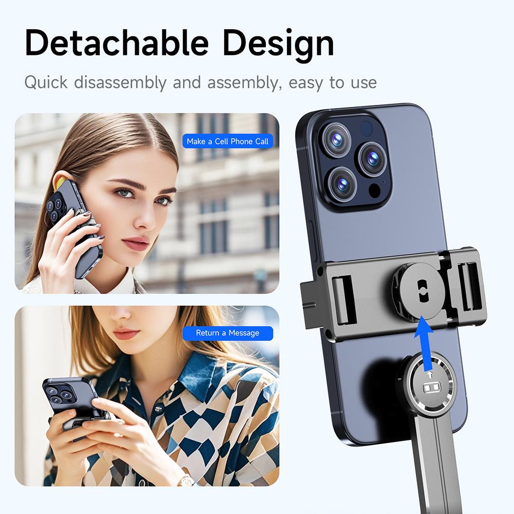 F15 1717mm Extendable Selfie Stick Tripod Rotatable Detachable with Wireless Remote Control