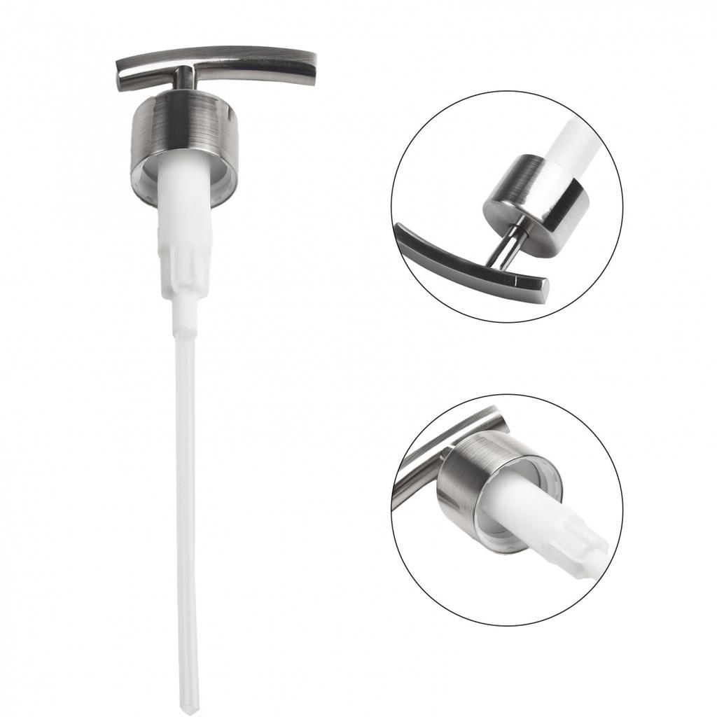 304 Stainless Steel Pump Head Bright Chrome/Nickel/Black Delicate Dispensers