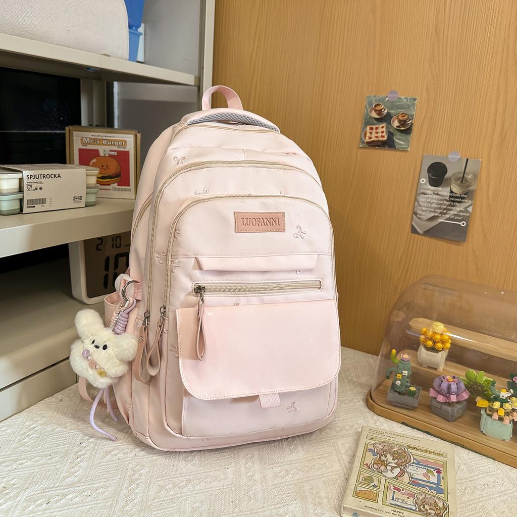 Schoolbag1011 New High-value Mori Backpack College Wind Junior High School Student Backpack Large-capacity High-value Schoolbag