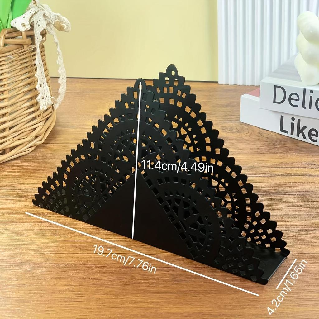 Black Tassel Napkin Holder: Decorative Desktop Tissue Holder, Christmas Black Napkin Accent
