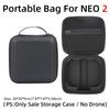 1pc Portable PU Leather Carrying Case For DJI NEO2 Outdoor Portable Crossbody Hard Shell Bag Accessory Box