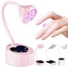 USB Type-C UV LED Nail Lamp 360° Bendable Drying Nail Dryer Rechargeable Nail Lamp Nail Care