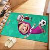 Masha Bear Area Rug Suitable for Balcony Playrooms Kitchen Dining Room Anti-slip Rug Anime Office Decor Spiritual Gift