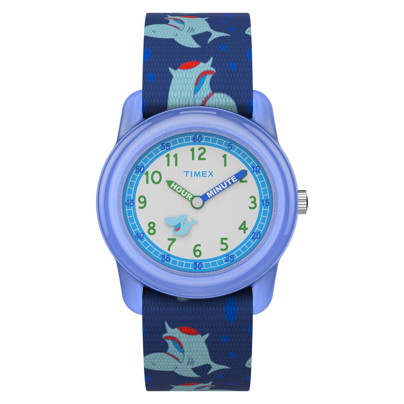 

Watch Timex Analog TW7C13500 Quartz 3 ATM Water Resistant Plastic White Dial Resin [TIMEX] Kids [Used] білий