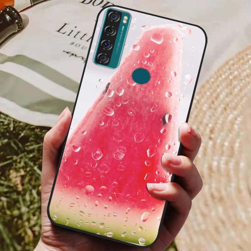 For TCL 20 SE Case Soft Silicone Phone Back Cover For TCL 20 SE TCL20SE TCL20 20SE Cases Coque for TCL 20SE  Fundas Bumper Shell
