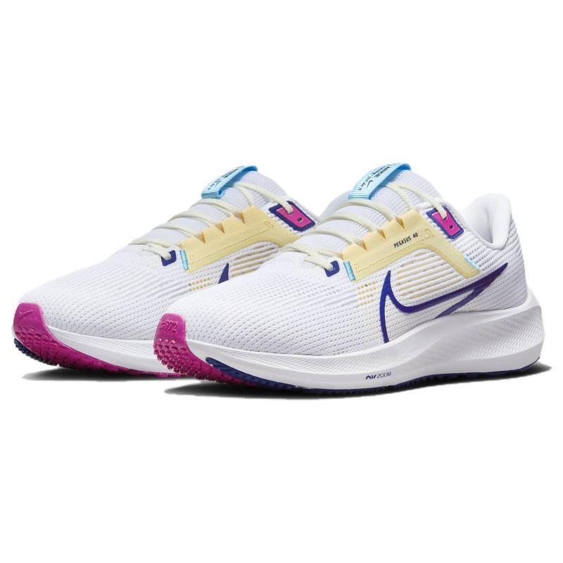 Nike Air Zoom Pegasus 40 White Deep Royal Blue Sneakers DV3853-105