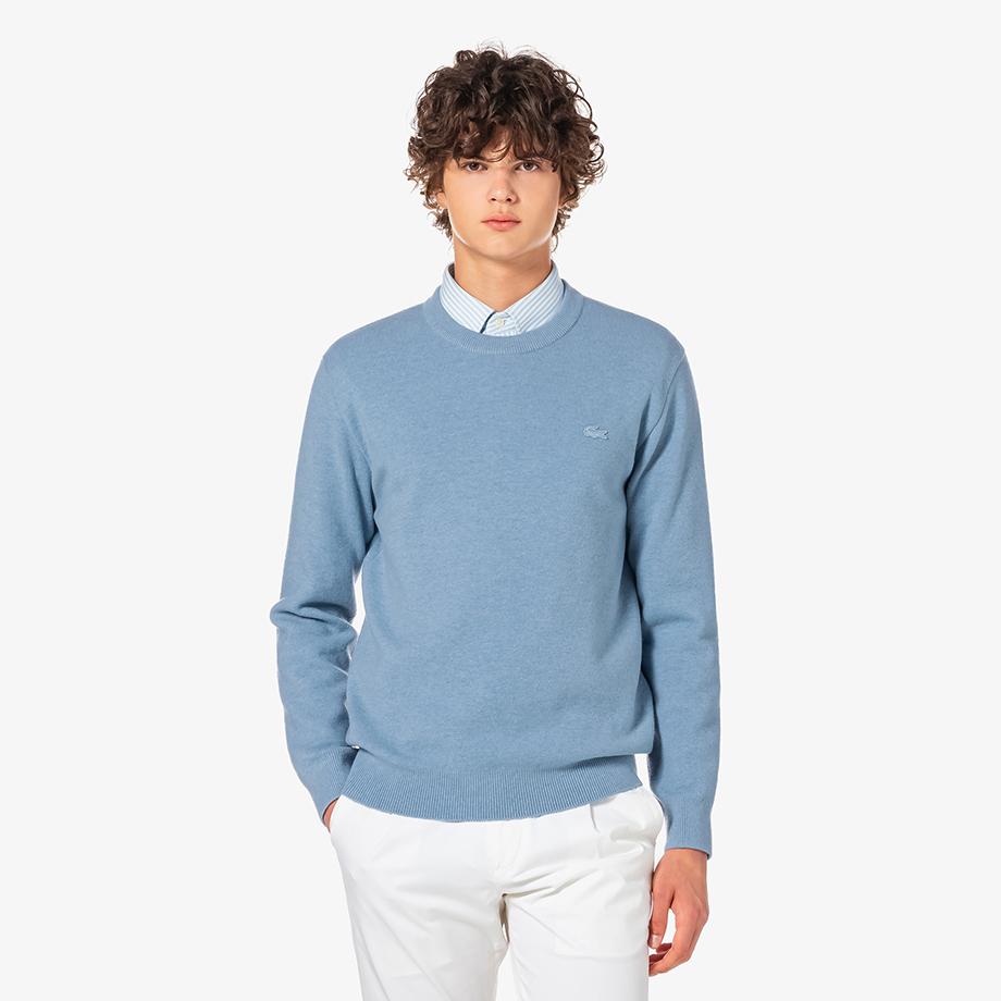 [Lacoste] Men s Basic Crew Neck Pullover AH596E-55NHBP 4