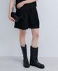 Epinggeulleo Origami Midi Shorts - Black