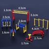 Mini Outdoor Fitness Equipment Models Workout 1/75 Versatile Easy to Assemble and