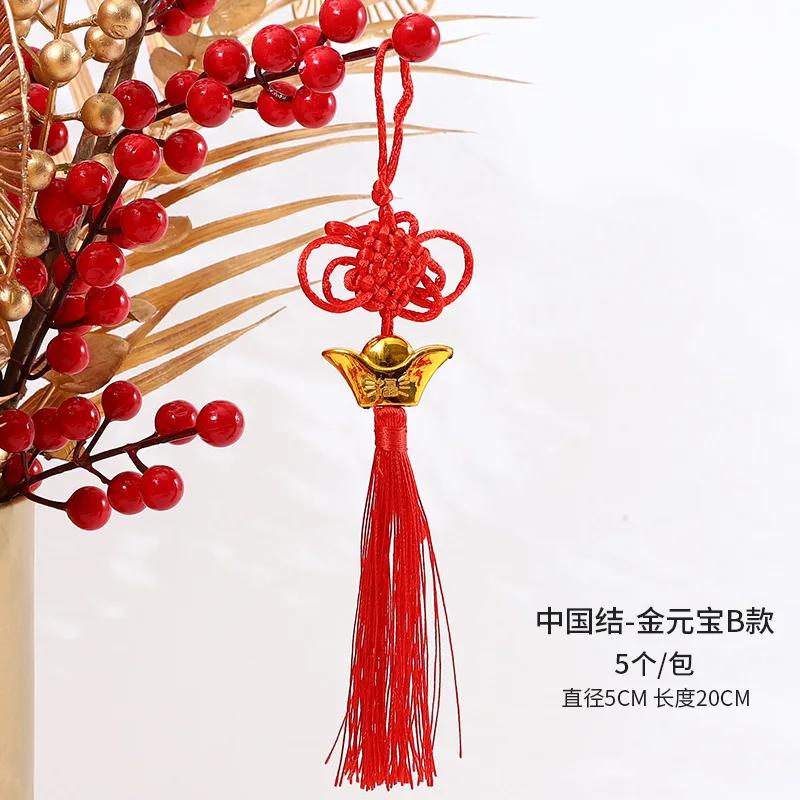 Nod roșu chinezesc Ciucuri Ornamente Decorație Agățat 8 stiluri Acasă pandantiv norocos Cadouri Design Vânzare caldă Fericire Nou Festival