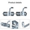 Pegboards Mm Perforated Wall Hooks Pieces Slanted Sloping Hook Ends Specifications Steel Tool Holder Efficient