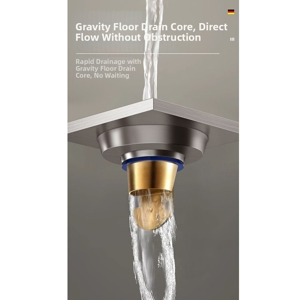 Thickened Drain Valve Cover Dual Use Floor Hair Catcher Stainless Steel Floor Drain  Kitchen