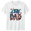 Cool Dad American Flag Sunglasses Fathers Day TShirt