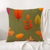 Autumn Leaves Print Cushion Cover, All-Season Universal & Removable Washable, Home Sofa & Bed Pillowcase