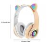 Glow Headset Wireless Earstud Gaming Supplies Fine Workmanship Multicolored Cute Looking Sweet Gift Noise Reduction