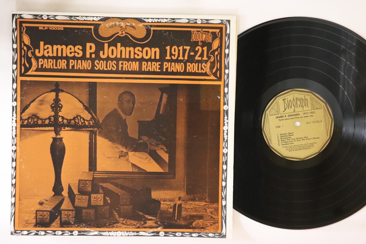 

LP Record JAMES P. JOHNSON - 1917-1921 BLP1003Q BIOGRAPH 1970 US Blues Used