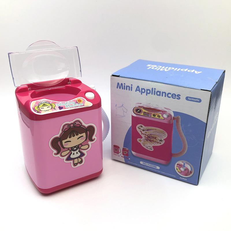 

Mini Powder Puff Child Sponge Electric Washing Plastic Makeup Tools Cleaning Machine Cleanser Dry And Wet Dual Use Powder розовый