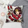 K-Kabaneri Of The Iron Fortress Double-Sided Printed Square Decorative Cushion Cover For Sofa Living Room Home Decor