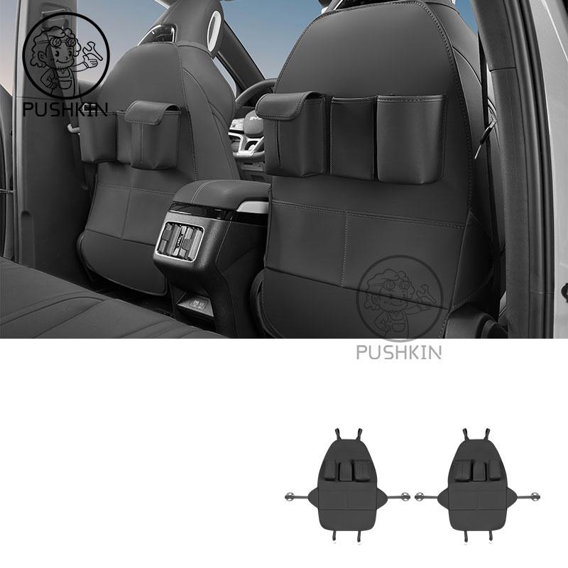 Für BYD Seal U Sealion 6 Song Plus 2024 2025 Anti-Tritt Anti-Schmutz Matten Abdeckung Leder Sitzlehnen-Schutz Aufbewahrungstasche Zubehör
