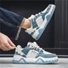 Módní letní síťované pánské skate boty Outdoorové ležérní plátěné prodyšné skateboardové boty Pánské Street Modré platformové Hip Hop tenisky Pánské