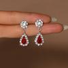 Leichter Luxus Wassertropfenförmig Super Glitzernd Temperament Hochwertig Zeigt Das Gesicht Kleine Ohrringe Ohrringe Modeschmuck Ohrringe Damen