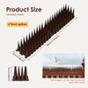 6/12/24Pcs Bird Repeller Spikes Anti Pigeon Anti-bird Squirrel Climb Cat Deterrent Wall Garden Fence Spikes Outdoor