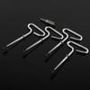 Winter Camping & Ice Fishing Ground Peg Tool: Threaded Snow & Ice Peg for Tent Stabilization