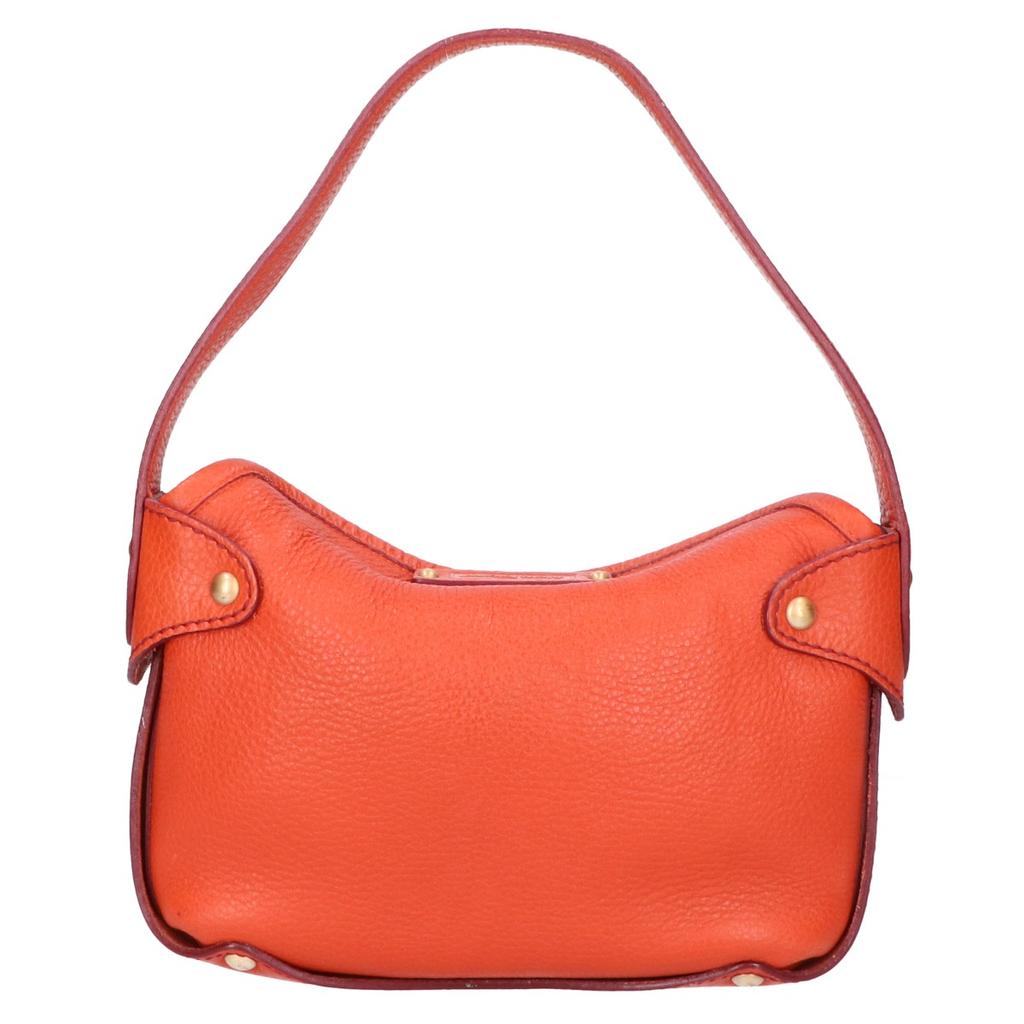Salvatore Ferragamo [Excellent Condition] AU-21 6822 Gancini Leather One Shoulder bag OrangeUsed