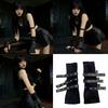 Adjustable Rock Style Lace Arm Protector With Embellished Design For Wrist Support And Stylish Defense