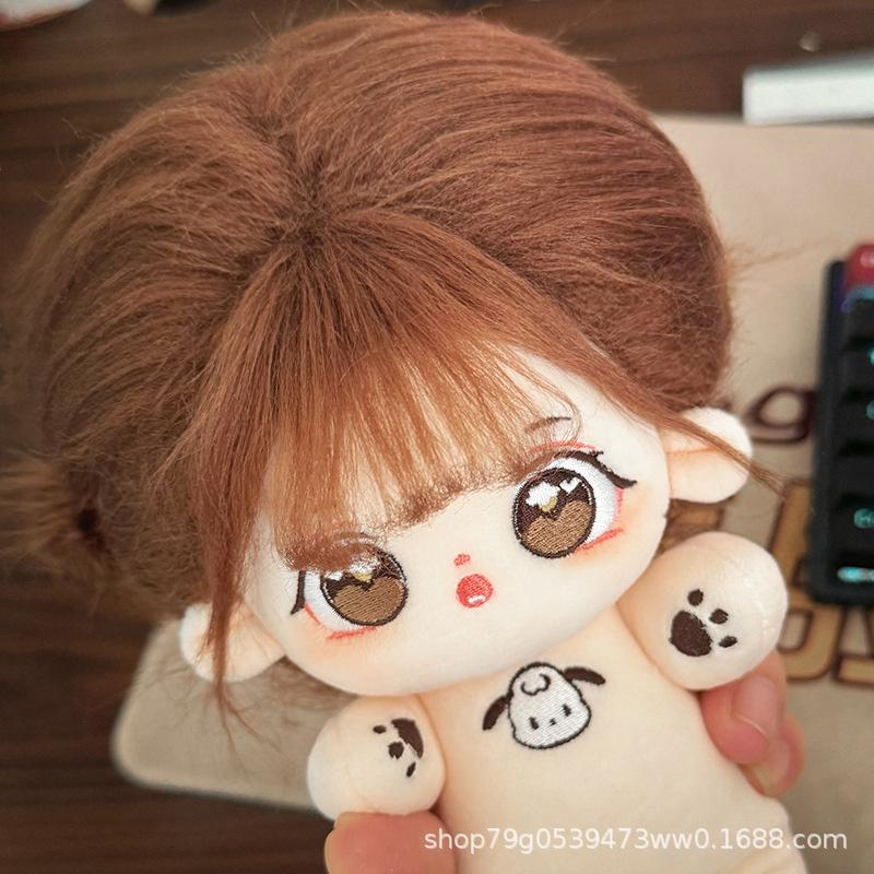 Kawaii Plush Cotton Doll Idol Stuffed Super Star Figure Dolls Cute Fat Body Cherry Blossoms Girl Doll Can Change Clothes Gift
