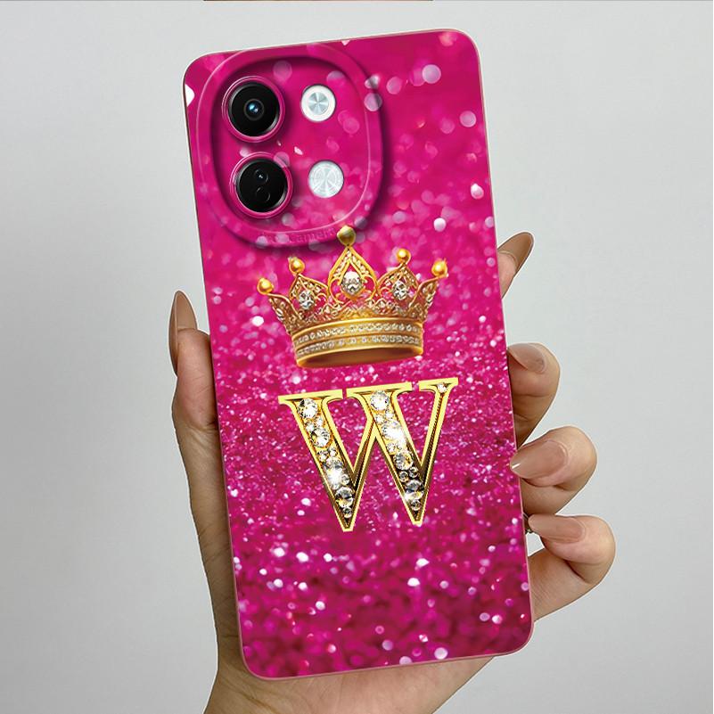 For Tecno Spark 30 5G Case KL8 Phone Cover Crown Letter Soft Silicone Funda for Techno Spark 30 5G Back Shell Spark30 5G Bumper