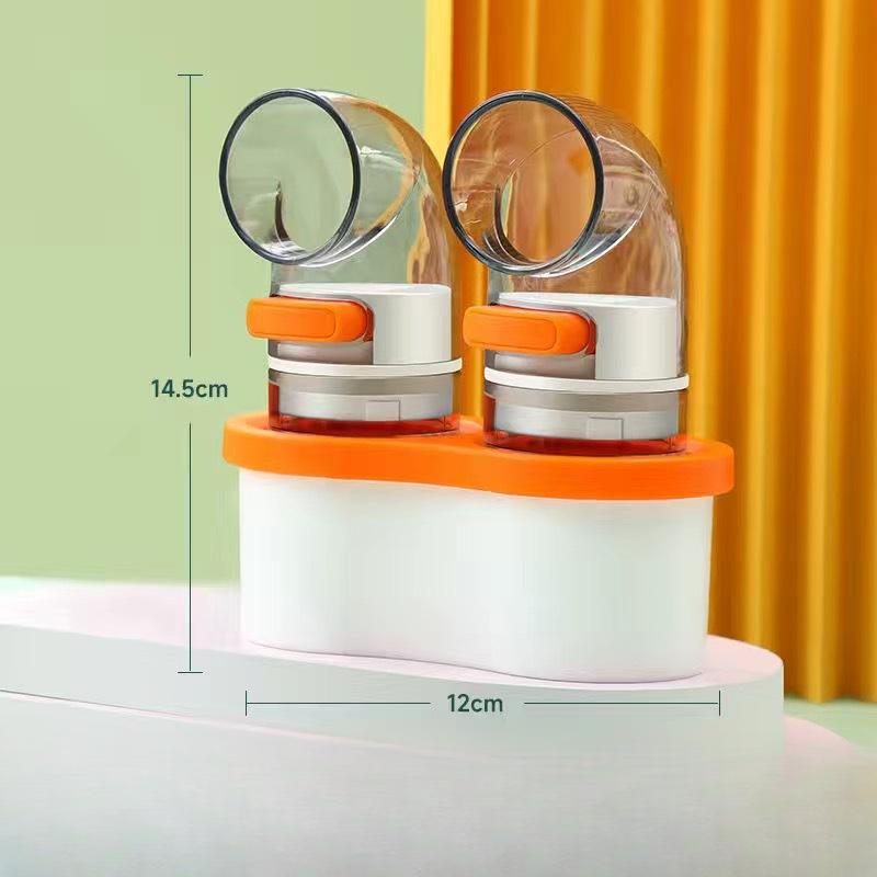 Quantitative Salt Control Bottle Salt Shaker Controlled Seasoning Jar Seasoning Box Household Kitchen Seasoning Bottle