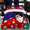 Dynetrekk i japansk stil King Queen Full størrelse Ukiyo-e-tema bølgemønster polyester sengetøysett Fuji Mountain Exotic Style