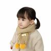 Cold Proof Knitted Scarf Stripe Neck Warmer New Keep Warm Blanke for Children