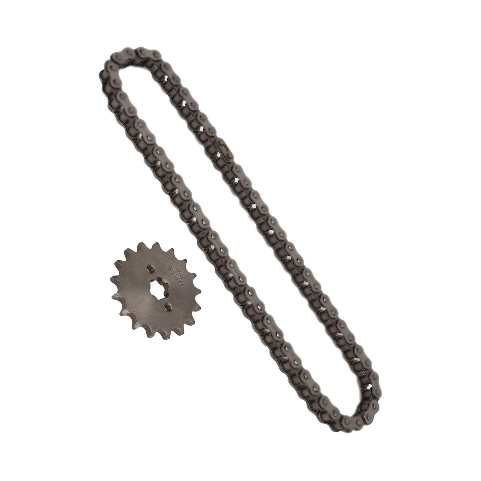 

428 17T 17mm Sprocket 428 Drive Chain 60 Links Kit for 50cc250cc ATV Dirt Bike Go Karts Motorcycle