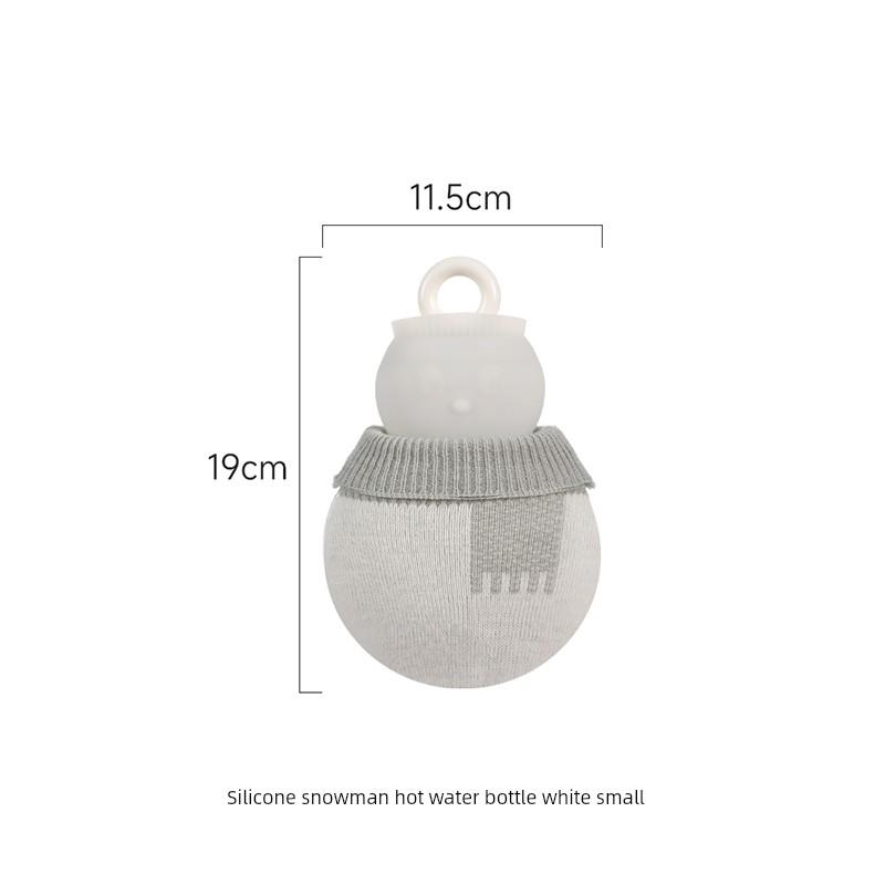 Fasola Small Hot Water Bottle, Water-Filled Warm Water Bag, Hand Warmer for Girls, Silicone Mini Baby-Specific Hot Compress Bag