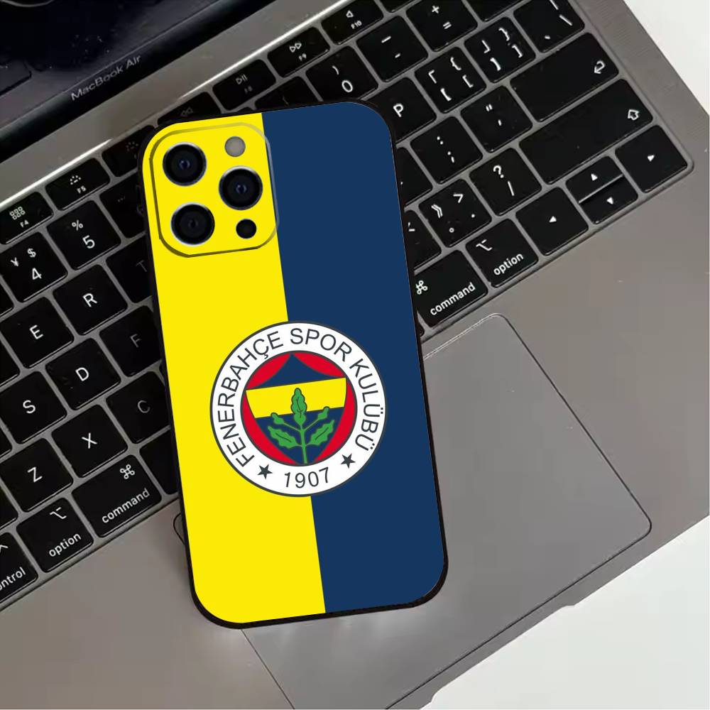 

Крутой чехол для телефона с узором Фенербахче-Эс из Турции для iPhone 17,16,15,14,13,12,11 Plus,Pro Max,XS, Мягкий силиконовый черный чехол iPhone15pro