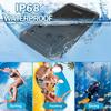 Coque de téléphone étanche IP68 pour iPhone 17 Pro Max Métal + Couvercle en Silicone avec Protection d'Écran