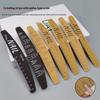 5Pcs Alpha-Scale Nail Grinding Strips - Double-Sided Nail Files with Ruler Marking for Fast Manicure