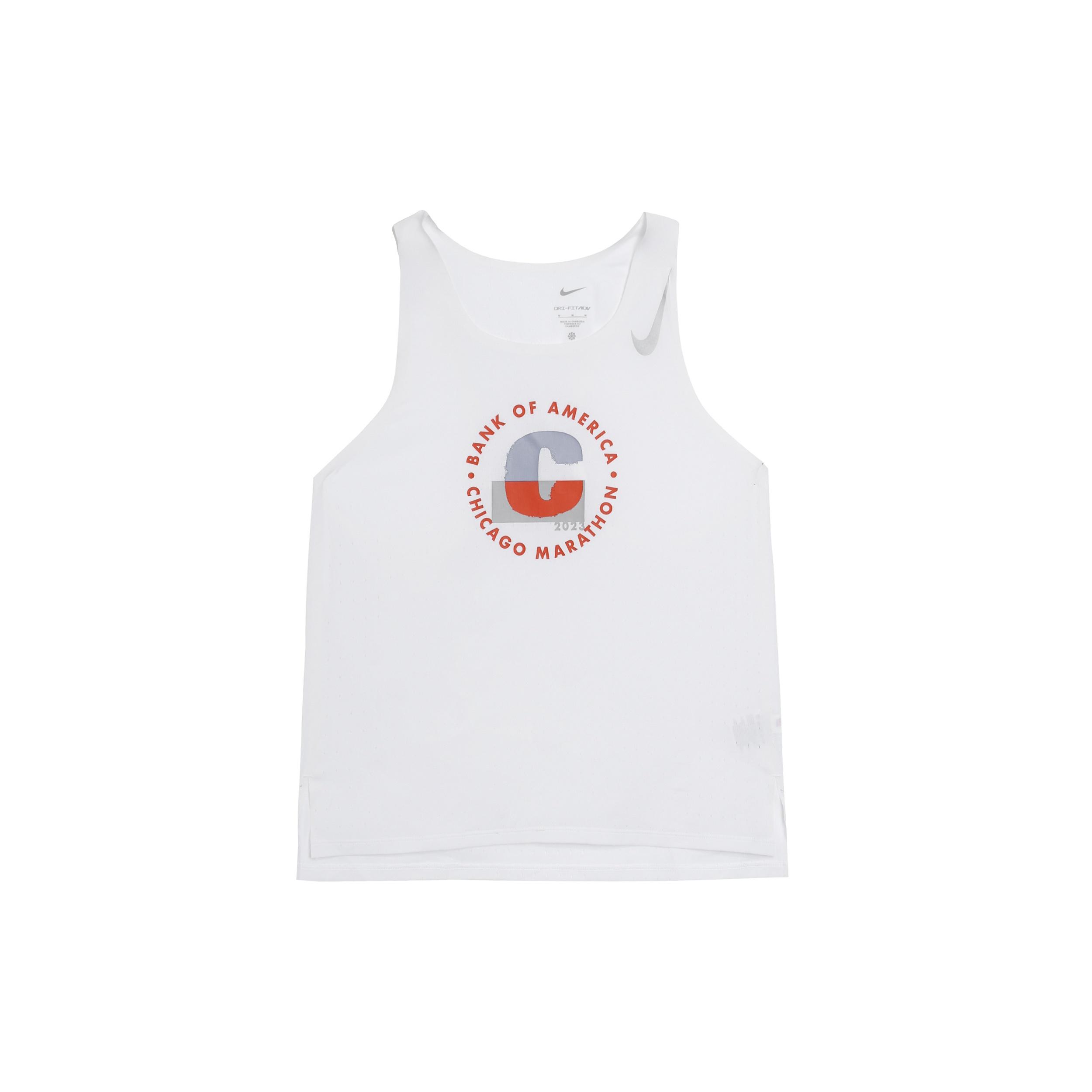 Nike Dri-FIT ADV AeroSwift Running Singlet Tank White Men s FD2692-100 XL